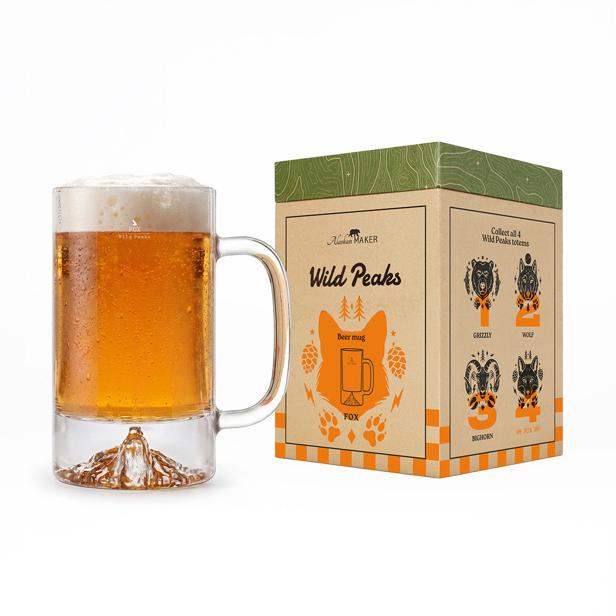 Chope à Bière WILD PEAKS - Alaskan Maker