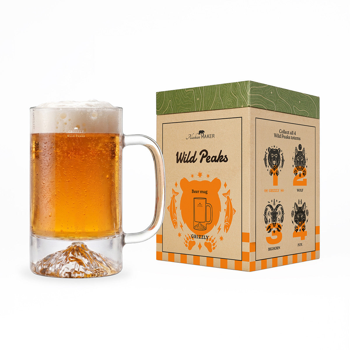 Chope à Bière WILD PEAKS - Alaskan Maker