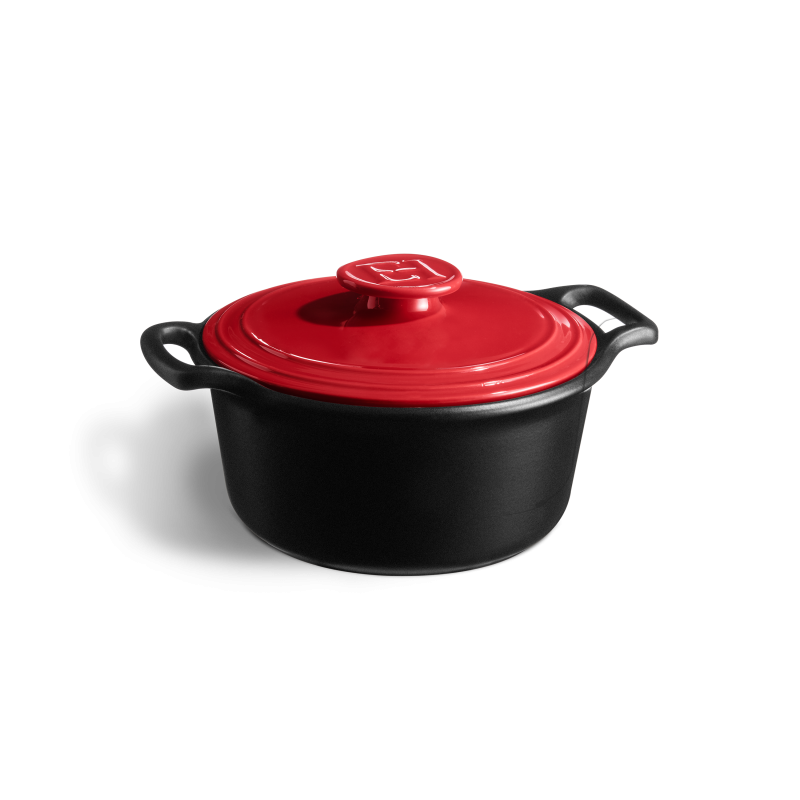 Cocotte ronde 3 L Sublime+ Emile Henry - céramique coloris Grand Cru