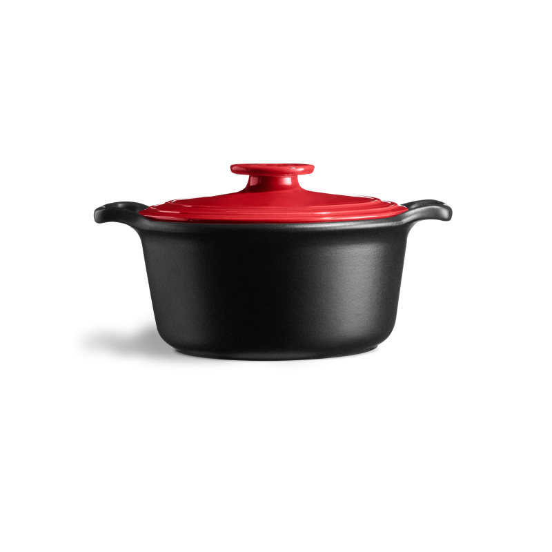 Cocotte ronde 3 L Sublime+ Emile Henry - céramique coloris Grand Cru