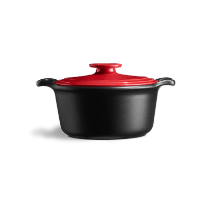Cocotte ronde 3 L Sublime+ Emile Henry - céramique coloris Grand Cru