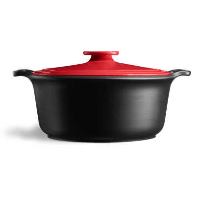 Cocotte ronde 7 L Sublime+ Emile Henry - céramique coloris Grand Cru