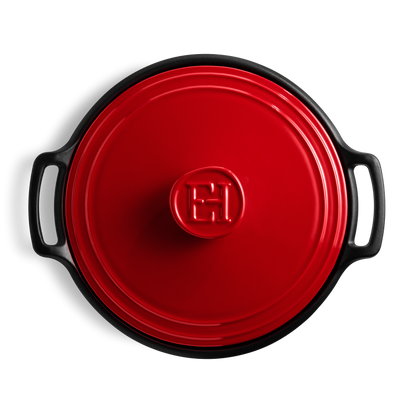 Cocotte ronde 7 L Sublime+ Emile Henry - céramique coloris Grand Cru