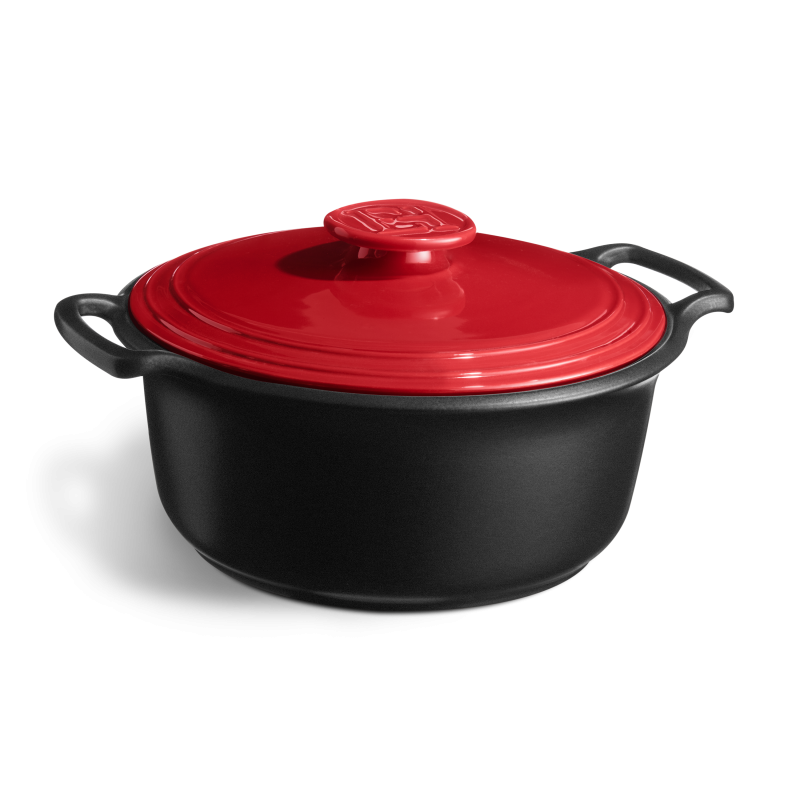 Cocotte ronde 7 L Sublime+ Emile Henry - céramique coloris Grand Cru