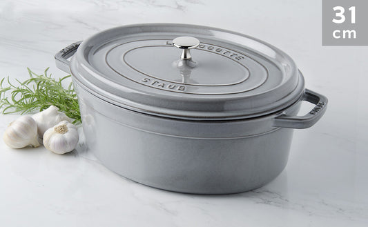 Cocotte en fonte ovale 31 cm - Staub