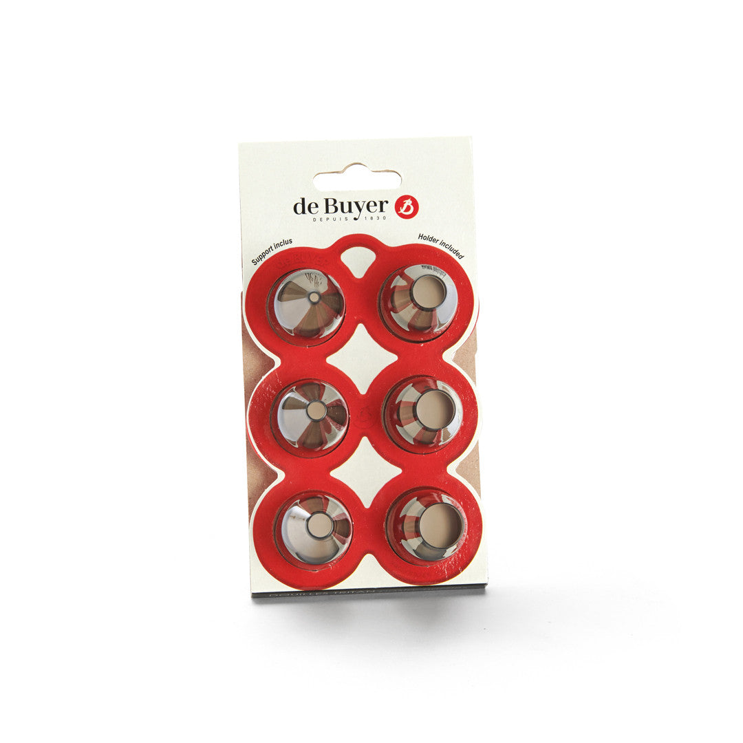 Coffret Unies 6 douilles tritan - De Buyer