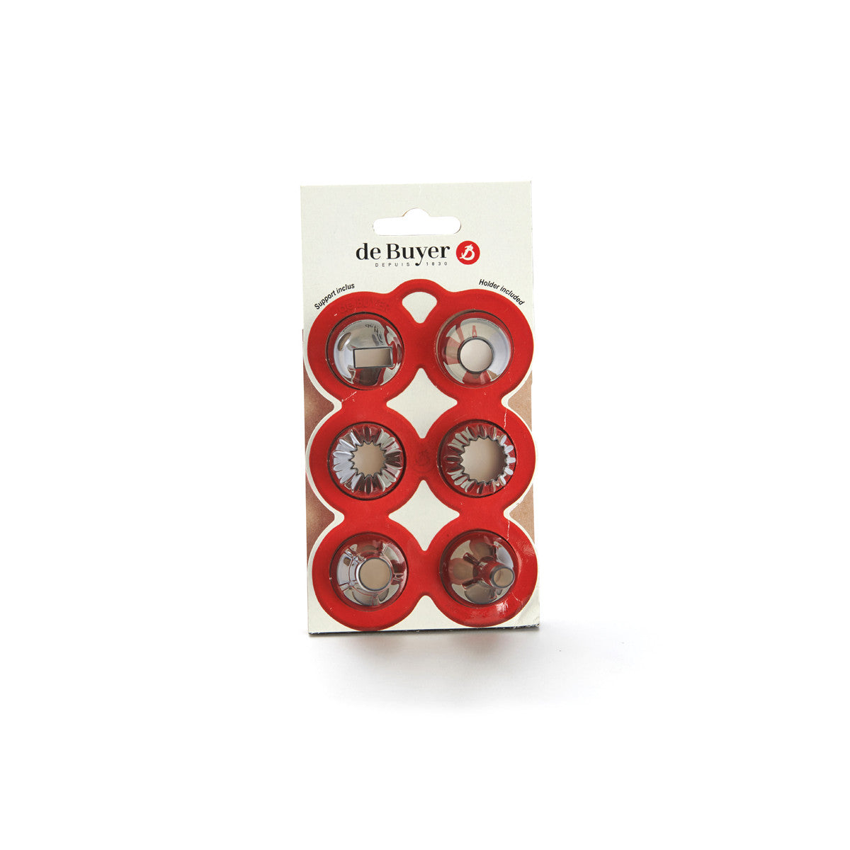 Coffret Garnir 6 douilles tritan - De Buyer