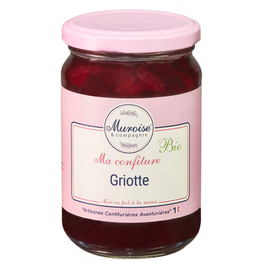 Confiture de griotte bio 350 g - Muroise & Compagnie
