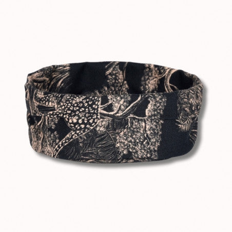 Corbeille petit modèle 15x7x7cm - animalia fond noir