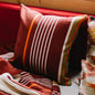 Coussin biface 40x40cm - sarron/ikat - Artiga