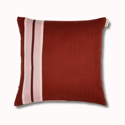 Coussin biface 40x40cm - sarron/ikat - Artiga