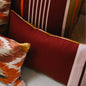 Coussin biface 45x25cm - sarron/ikat - Artiga
