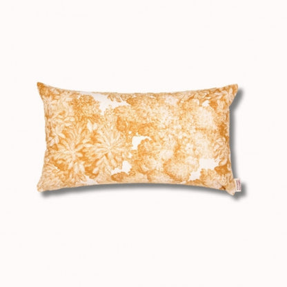 Coussin biface 45x25cm adour curry/tree