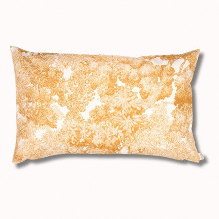 Coussin biface 70 x 45 cm adour curry/tree
