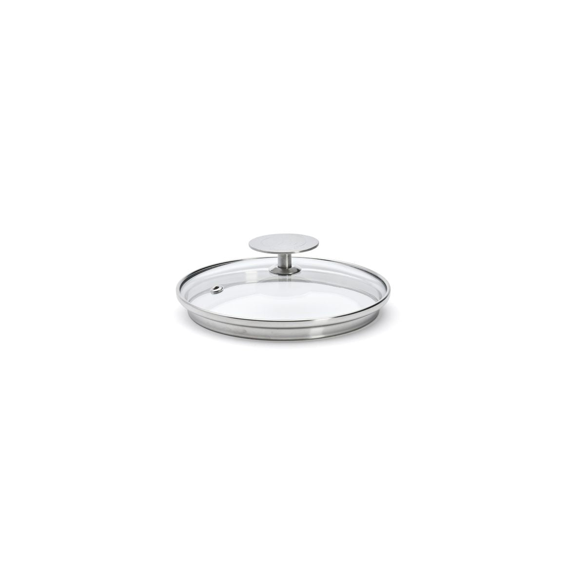 Couvercle en verre universel avec pontet inox - De Buyer