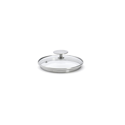 Couvercle en verre universel avec pontet inox - De Buyer