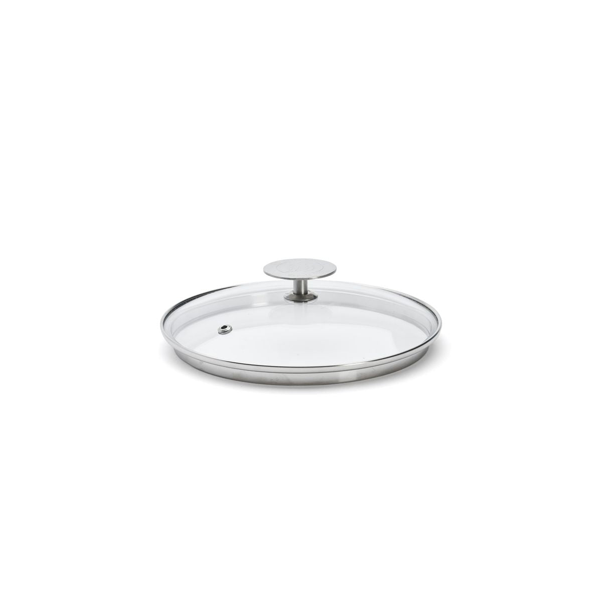 Couvercle en verre universel avec pontet inox - De Buyer