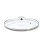 Couvercle en verre universel avec pontet inox - De Buyer