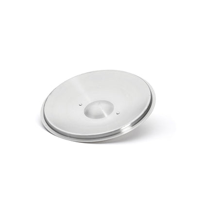Couvercle inox bombé, pontet fonte d'inox - De Buyer