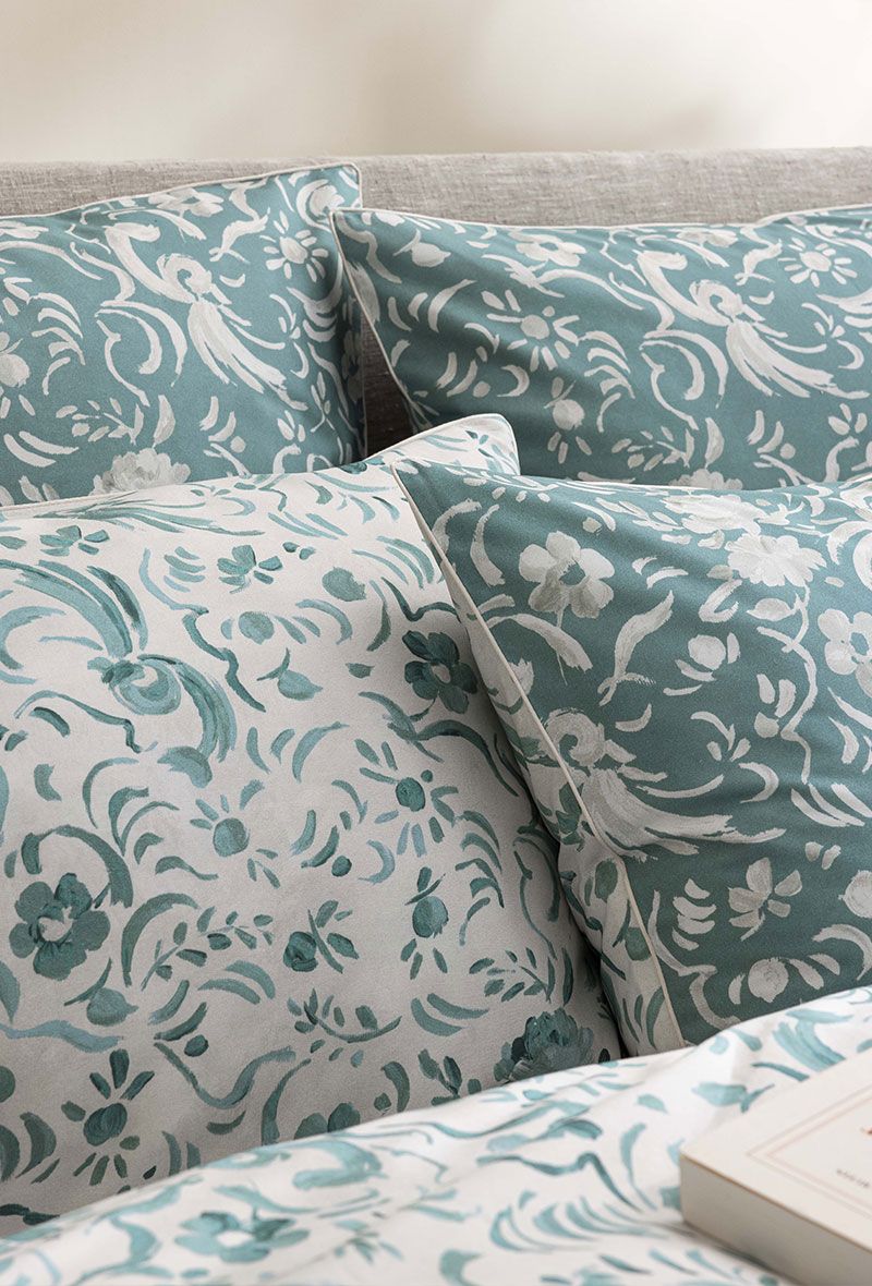 Taie d'oreiller en percale de coton Kawana - Designers Guild