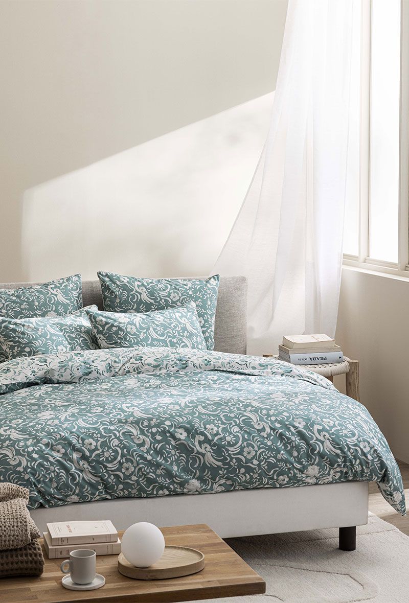 Housse de couette en percale de coton Kawana - Designers Guild