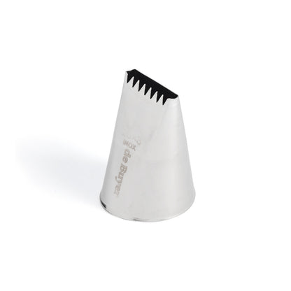 Douille à bûche plate en inox 6 dents De Buyer - Acier inoxydable sans soudure, résistant et durable