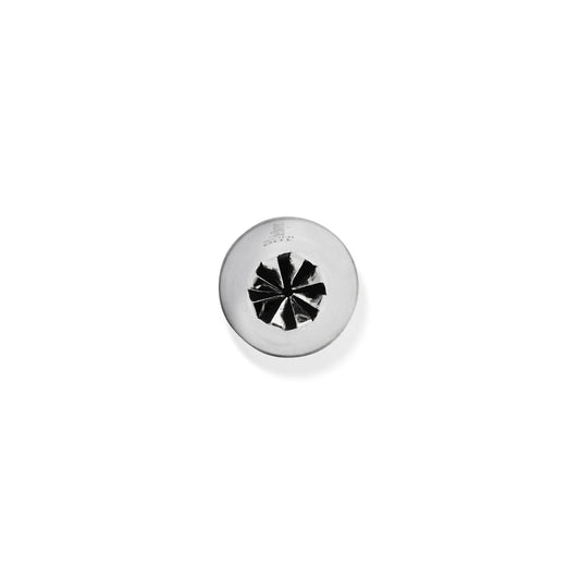 Douille décor en inox effet spirale 8 dents Ø13mm - De Buyer