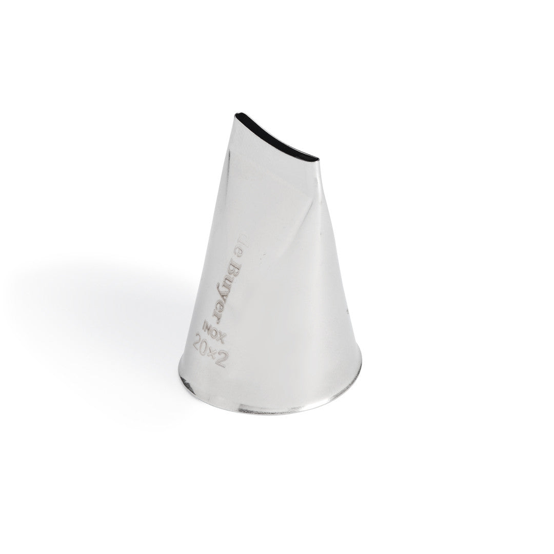 Douille a ruban en inox De Buyer - Acier inoxydable sans soudure, bord droit