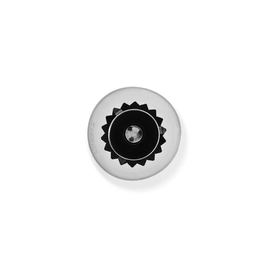 Douille sultane cannelée en inox H.4,5cm cône rasant - De Buyer