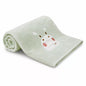 Drap de douche Petit hippo vert d'eau - Garnier-Thiebaut