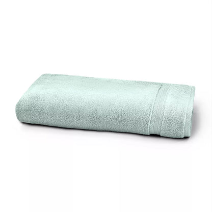 Linge de bain pur coton uni bleu Elea Glacier - Garnier-Thiebaut