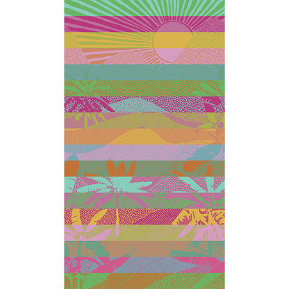 Drap de Plage Soleil levant berlingot - Garnier-Thiebaut