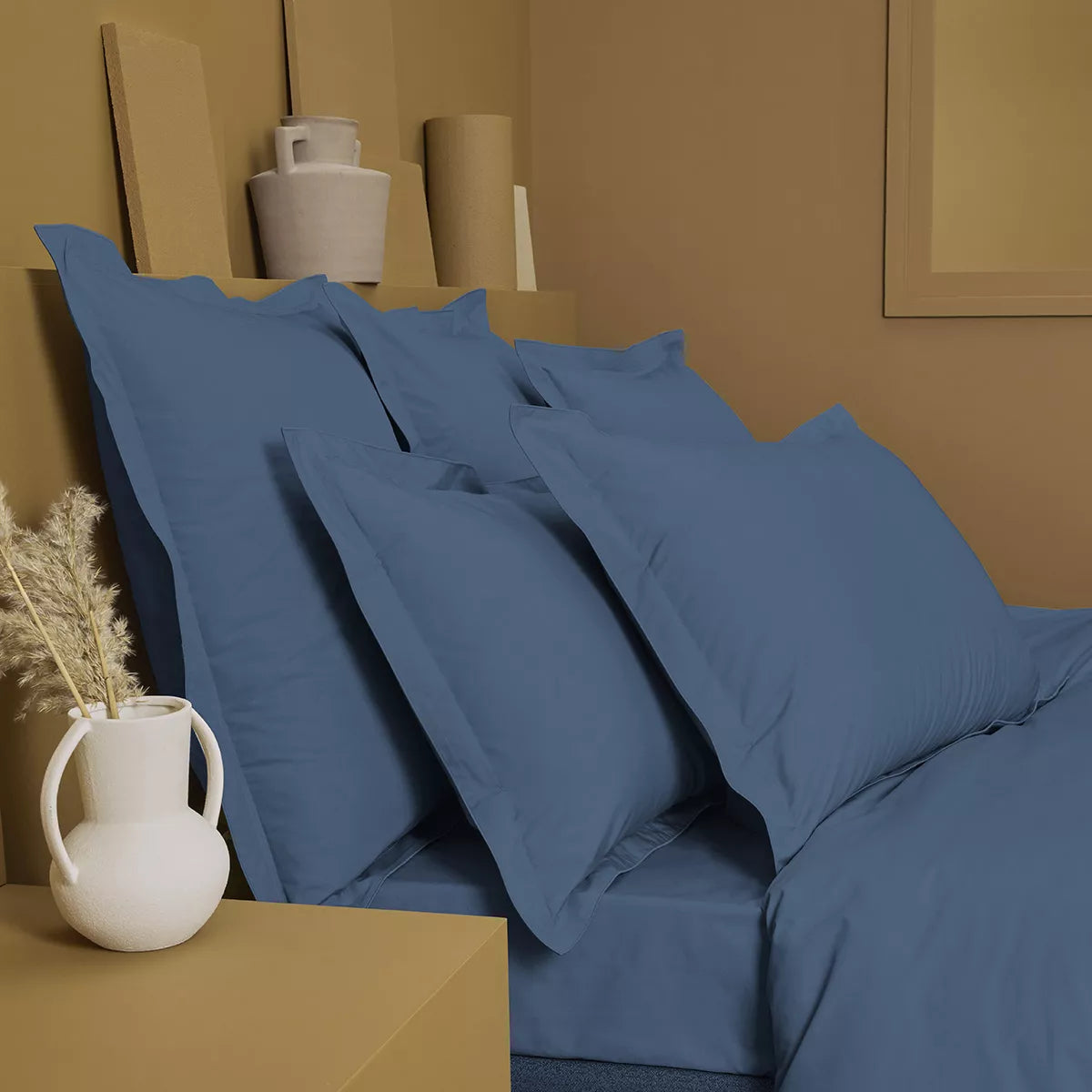 Drap housse B35 Giulia Denim - Garnier Thiebaut