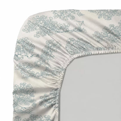 Drap housse b35 utopie encre - Garnier Thiebaut