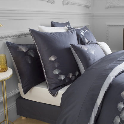 Taie d'oreiller Pistil bleu nuit - Garnier-Thiebaut