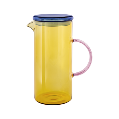 Carafe en verre Fred yellow - Remember