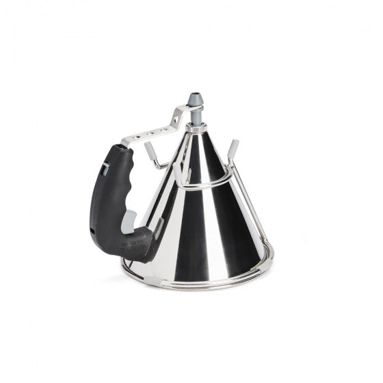 Entonnoir à piston avec pied 0,8L en inox - De Buyer