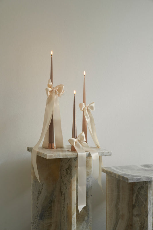 Set de 2 bougies sur cadre 32 cm Ester & Erik