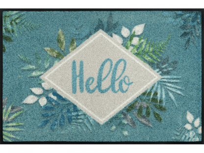 Tapis Floral Hello 50x75 cm - Wash+Dry