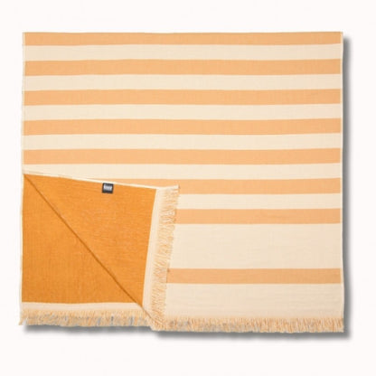 Fouta eponge/tissu 180x100cm adour curry