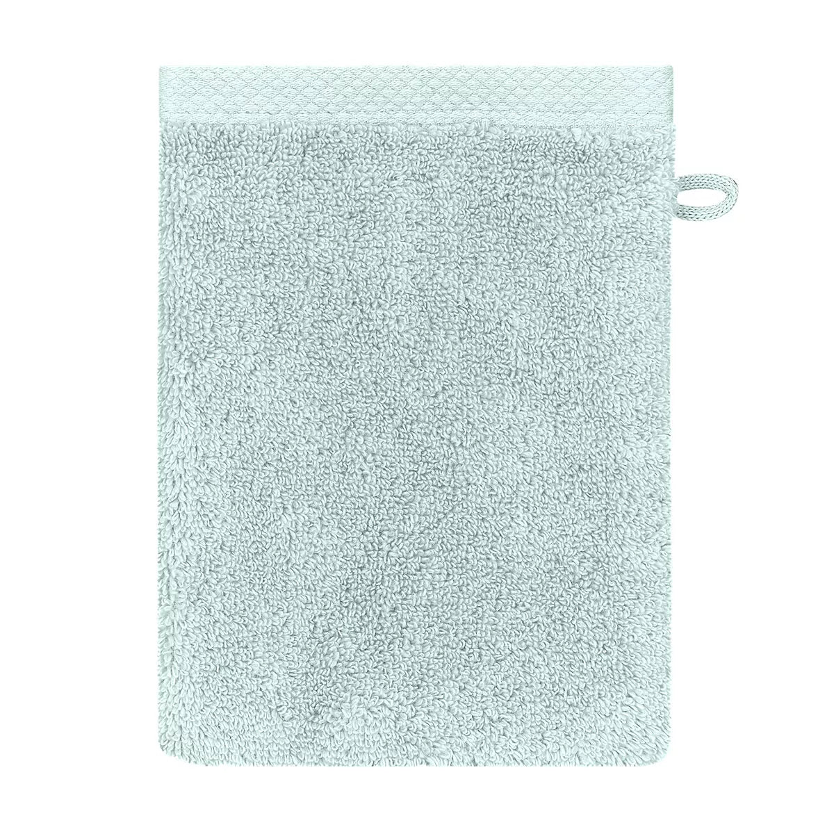 Linge de bain pur coton uni bleu Elea Glacier - Garnier-Thiebaut