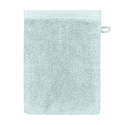 Linge de bain pur coton uni bleu Elea Glacier - Garnier-Thiebaut