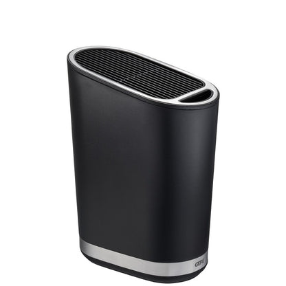 Bloc de couteaux SMARTLINE Gefu noir avec bordures en acier inoxydable