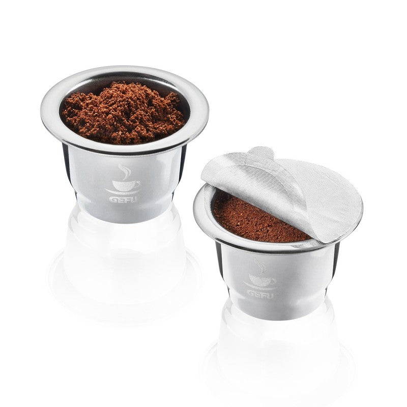 Lot de 2 capsules de café rechargeables Conscio Gefu