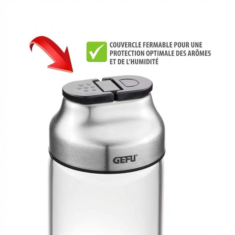 Carrousel à épices KIPPO Gefu avec six distributeurs en verre