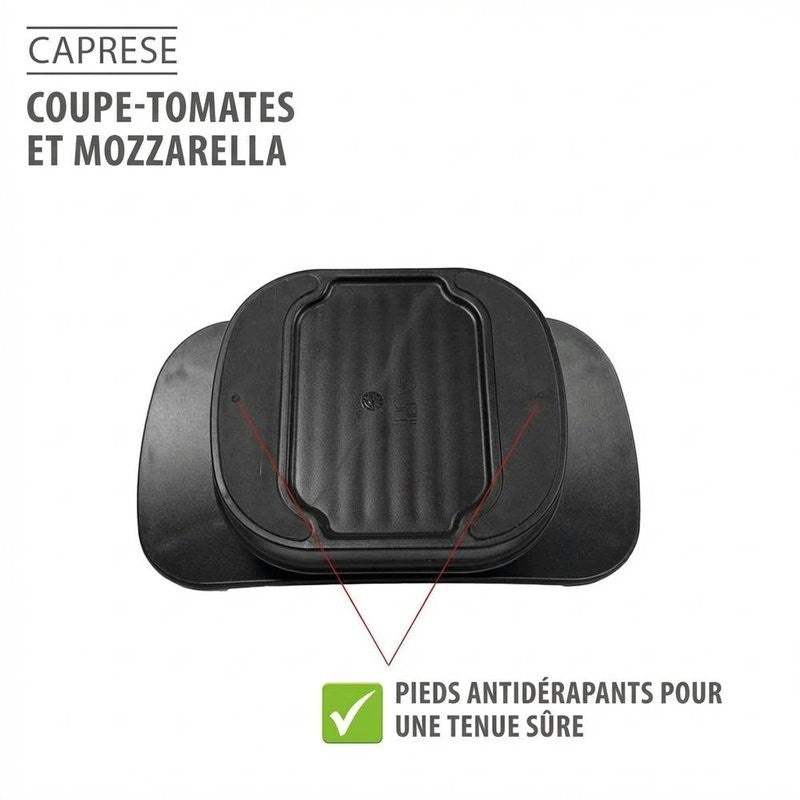 Coupe tomate et mozzarella Caprese Gefu avec support antidérapant