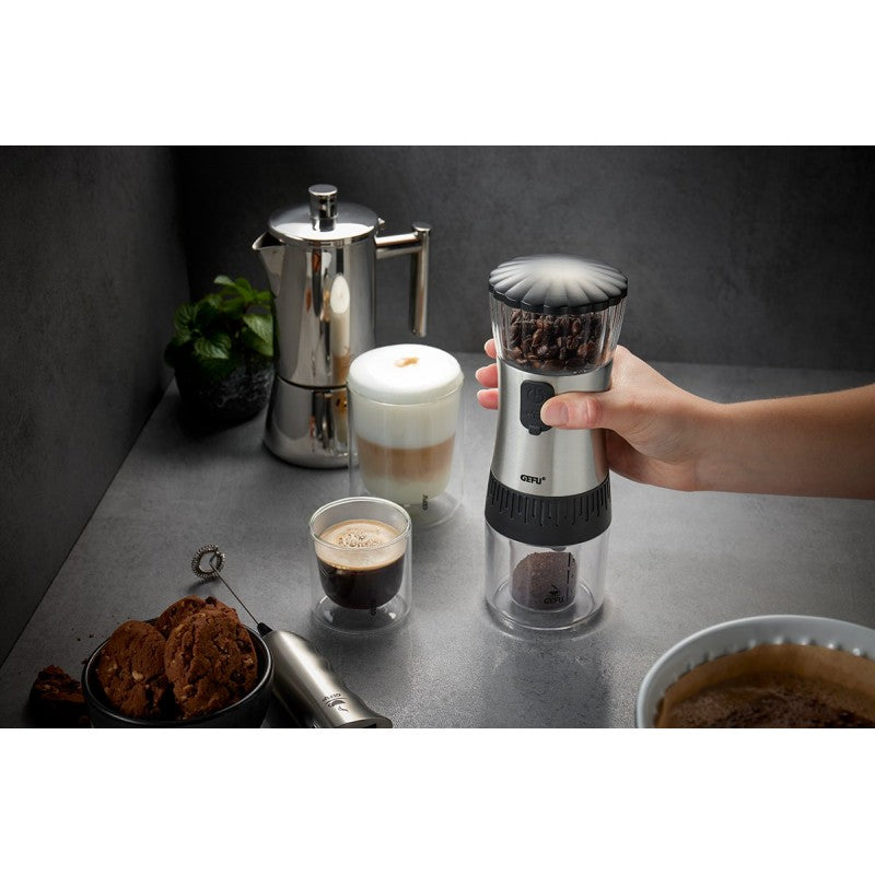 Moulin à café électrique Polve Gefu rechargeable par câble USB