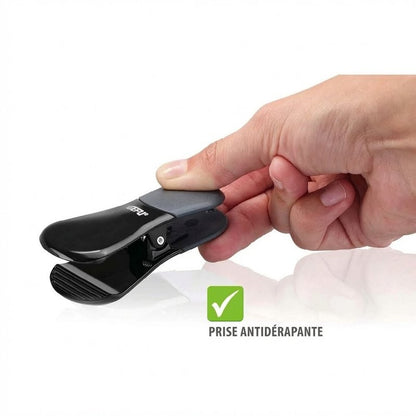 Lot de 4 pinces de fermeture perto Gefu en fer avec aimant
