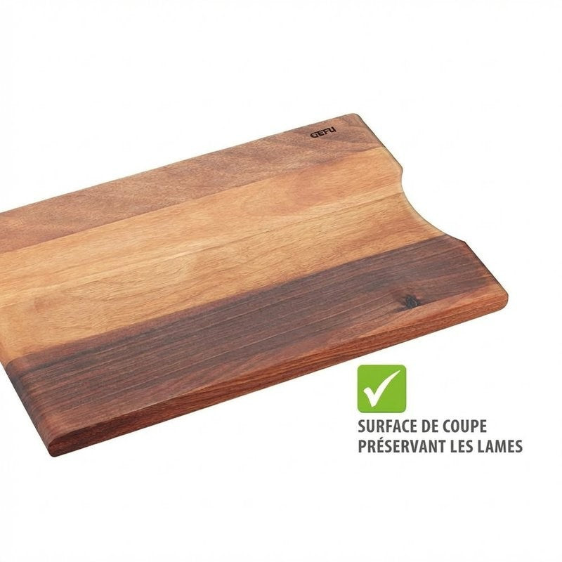 Planche à découper ENNO Gefu en bois de noyer aux veines naturelles