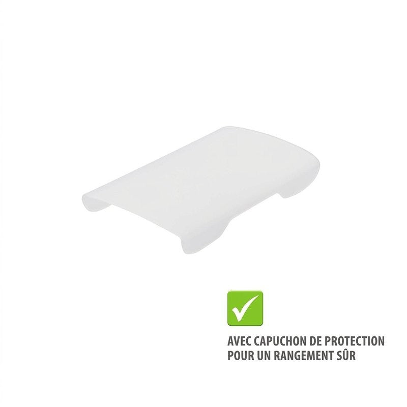 Râpe Raspella Gefu avec récipient collecteur et capuchon de protection